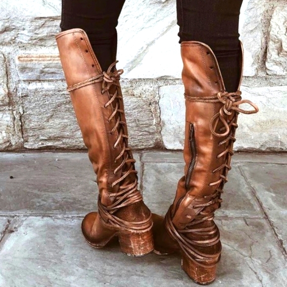 FreeBird Coal Tan Boots size